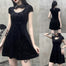 Peter Pan Collar Lace Button Dress - 200000601 Find Epic Store