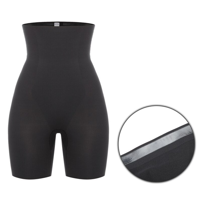 High Waist Shapewear Panty Shaper Women Tummy Control Slimming Underwear Shaping Briefs Butt Lifter Ice Silk Shorts - 31205 Black / S / United States Find Epic Store