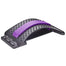 1pc Back Stretch Equipment Massager Magic Stretcher Fitness Lumbar Support Relaxation Spine Pain Relief Massageador - 200001970 purple / United States Find Epic Store