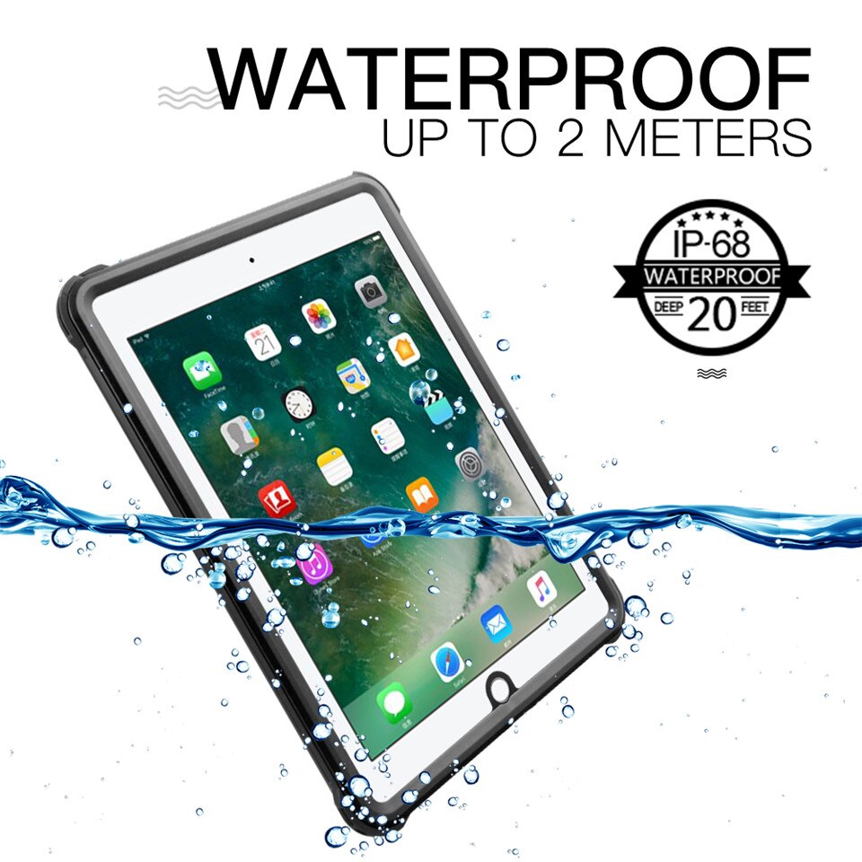 Case For 2019 iPad 10.2 7th Generation 2018 2017 9.7 Air2 Air3 With Kickstand Waterproof Screen Protect TPU Shockproof Pad Case - 200001091 Find Epic Store