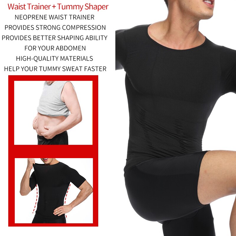Men Slimming Body Shaper Belly Control Shapewear Man Shapers Modeling Underwear Waist Trainer Corrective Posture Vest Corset - 200001873 Find Epic Store