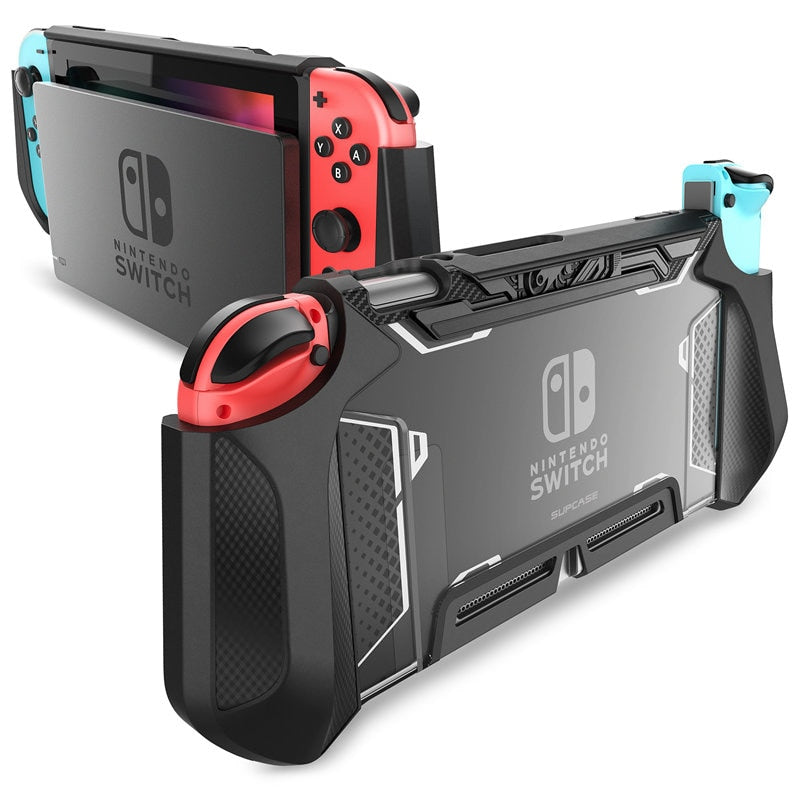 For Nintendo Switch Case MUMBA Series Blade TPU Grip Protective Cover Dockable Case Compatible with Console & Joy-Con Controller - 200003126 United States / Black Find Epic Store