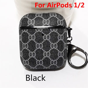 Cover for Airpods Pro 2 1 Luxury Airpod Earphone Protector Designer Air Pod Case Accessories with Keychain for Airpodspro Cases - 200001619 United States / 1-2 Black Find Epic Store