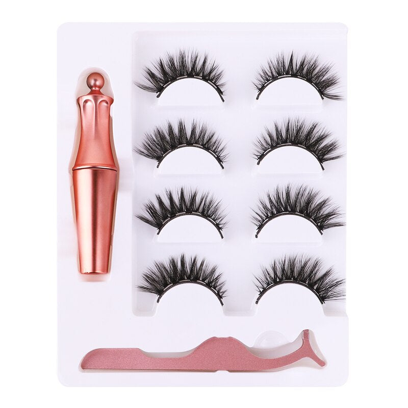 5 Magnets 4 pairs of Magnetic Eyelash Makeup - 200001197 FC02 / United States Find Epic Store