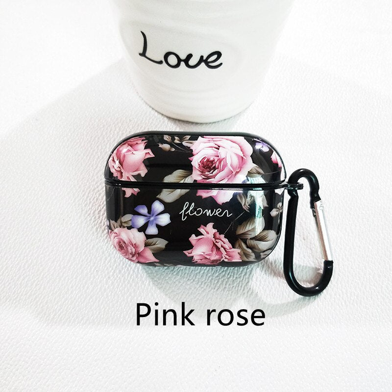 For AirPods Pro 2 1 Case flower Cover female Be applicable Earphone protection Case Cute Girl Rose flower For AirPods Pro Cases - 200001619 United States / For AirPods Pro Case Find Epic Store