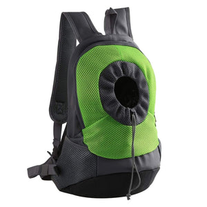 2020 New Pet Carrier Dog Bag Backpack Bleathable Mesh Puppy Shoulder Bag Cat Chest bag - 200003719 green / S / United States Find Epic Store