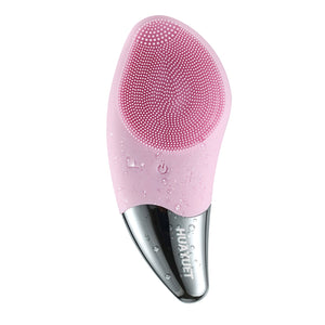 Silicone Facial Cleansing Brush Rechargeable IPX7 Sonic face scrubber, Ultra Soft Mini Washing Massager for All Skin Deep Cleans - 200191142 Face Scrubber Pink / United States Find Epic Store