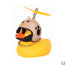 Car Goods Gift Broken Wind Helmet Small Yellow Duck Car Decoration Accessories Wind-breaking Wave-breaking Duck Cycling Decor bobble head - 200003311 I Find Epic Store