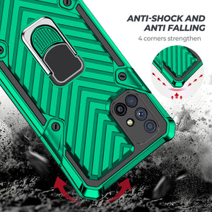 for Samsung Galaxy M51 Case , Military Armor Heavy Duty Rugged Shock-Absorbing Anti-Fall Bumper with Magnetic Ring Kickstand - 380230 Find Epic Store