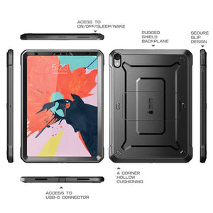 iPad Pro 11 Case - Full-body Rugged Cover with Built-in Screen Protector & Kickstand - 200001091 Find Epic Store