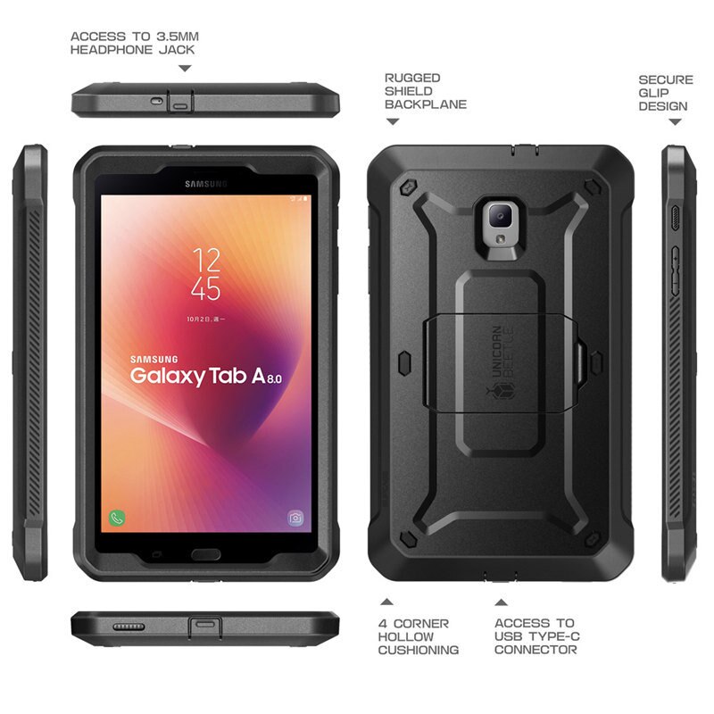 For Samsung Galaxy Tab A 8.0 Case (2017) UB Pro Full-body Rugged Hybrid Defense Cover with Built-in Screen Protector - 200001091 Find Epic Store
