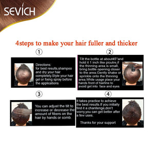 Sevich 100g hair loss product hair building fibers keratin bald to thicken extension in 30 second concealer powder for unsex - 200001174 Find Epic Store