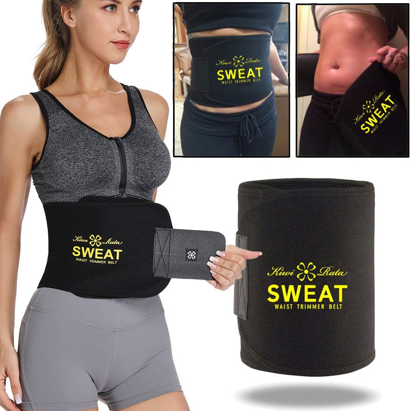 Waist Shaper Trainer Trimmer Latex Rubber Belt Body Shaper Neoprene Waist Belt Sweat Premium Waist Cincher Fajas - 0 Find Epic Store