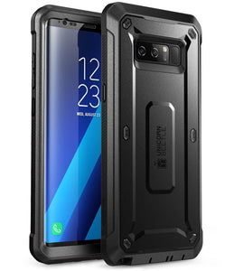 Samsung Galaxy Note 8 Case - Full-Body Rugged Holster Protective Cover WITH Built-in Screen Protector - 380230 PC + TPU / Black / United States Find Epic Store