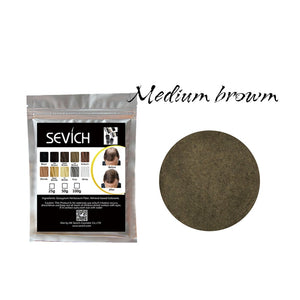 Sevich 100g hair loss product hair building fibers keratin bald to thicken extension in 30 second concealer powder for unsex - 200001174 United States / med-brown Find Epic Store