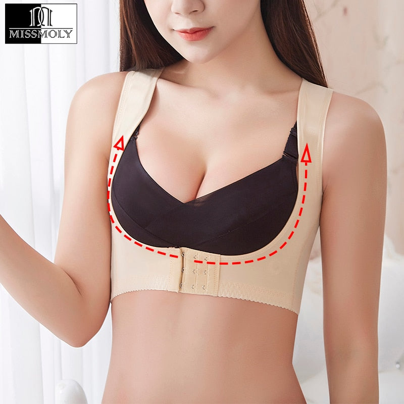 Sleeveless Corrective Underwear Invisible Chest Lifter Body Corrector Woman Lifting Shapewear Tops Nylon Corset - 31205 Find Epic Store