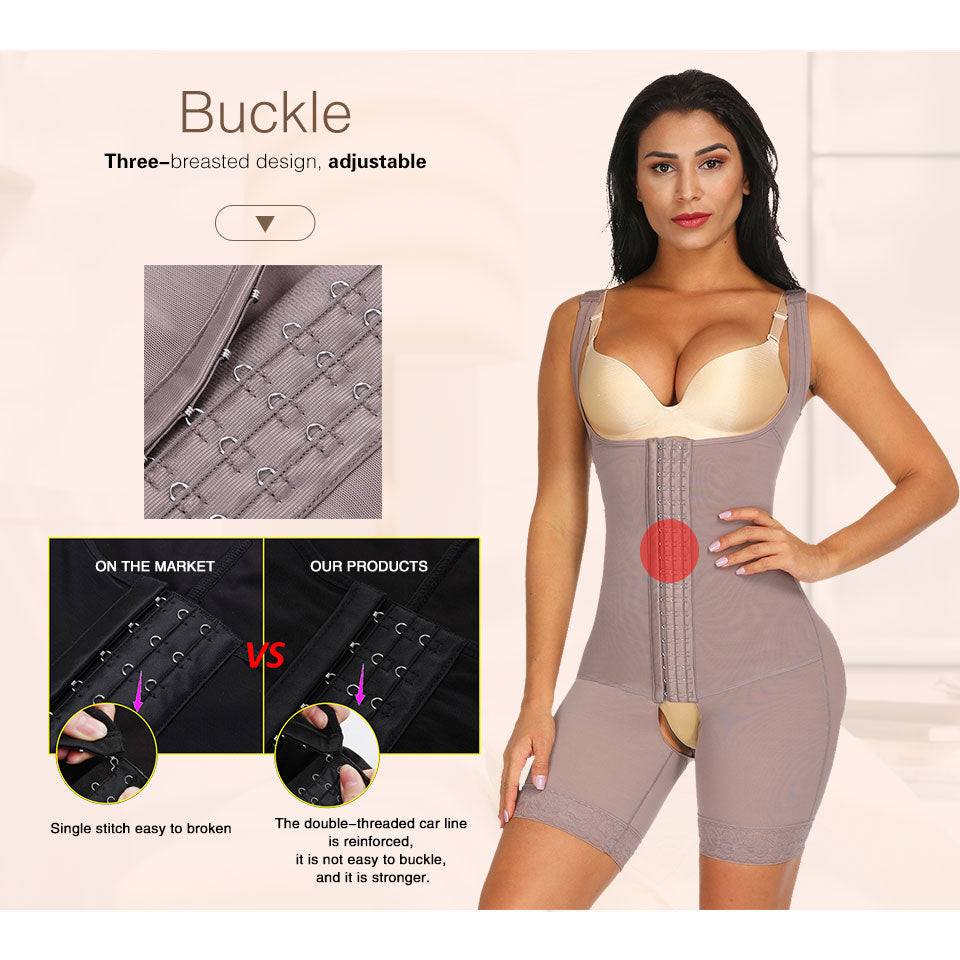 Full Body Shaper Colombian Reductive Girdles Waist Trainer Corset Shapewear Bodysuit Slimming Underwear Post Liposuction - 31205 Find Epic Store