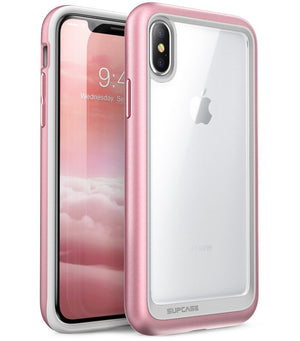 For iphone X XS Case SUPCASE UB Style Premium Hybrid Protective TPU Bumper + PC Clear Back Cover Case For iphone X Xs 5.8 inch - 380230 PC + TPU / Rose Gold / United States Find Epic Store