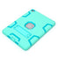 For Apple iPad Mini 1/2/3 Case Cover High Impact Resistant Hybrid Three Layer Heavy Duty Armor Defender Full Body Protector Case - 200001091 Mint Green and Blue / United States Find Epic Store