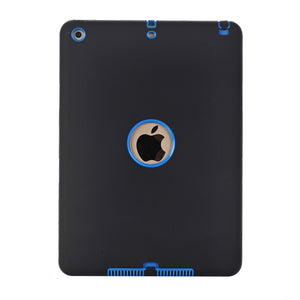 Cases For New iPad 9.7" 2017 (A1822/A1823),High-Impact Shockproof 3 Layers Soft Rubber Silicone+Hard PC Protective Cover Shell - 200001091 Black Blue / United States Find Epic Store