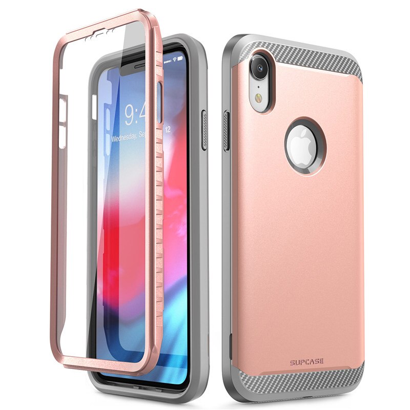 For iPhone XR Case 6.1 inch UB Neo Series Full-Body Protective Dual Layer Armor Cover with Built-in Screen Protector - 380230 PC + TPU / RoseGold / United States Find Epic Store