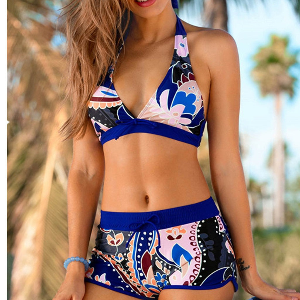 2021 Women Floral Padded Bikini Swimwear - 200000600 Find Epic Store