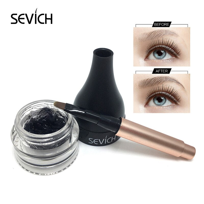 Sevich 3D Eyebrow Fiber Pen Natural Lifelike Repair Increase Eyebrow Easy Wear Long-lasting Waterproof Eye Make Up Brush Fashion - 200001132 black / United States Find Epic Store