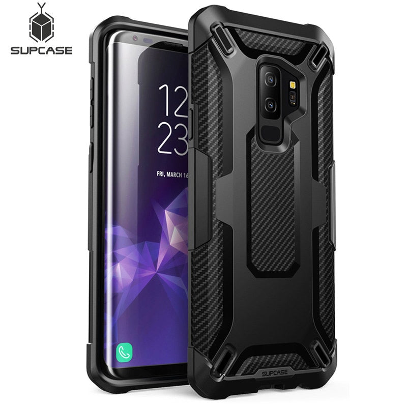 Samsung Galaxy S9 Plus Case - TPU + Tough Polycarbonate Premium Hybrid Protective Case Back Cover - 380230 Find Epic Store