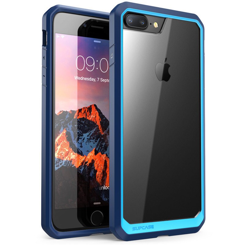For iPhone 7 Plus Case UB Series Premium Hybrid Protective Clear Case TPU Bumper + PC Back Cover For iPhone 7 Plus - 380230 PC + TPU / Blue / United States Find Epic Store
