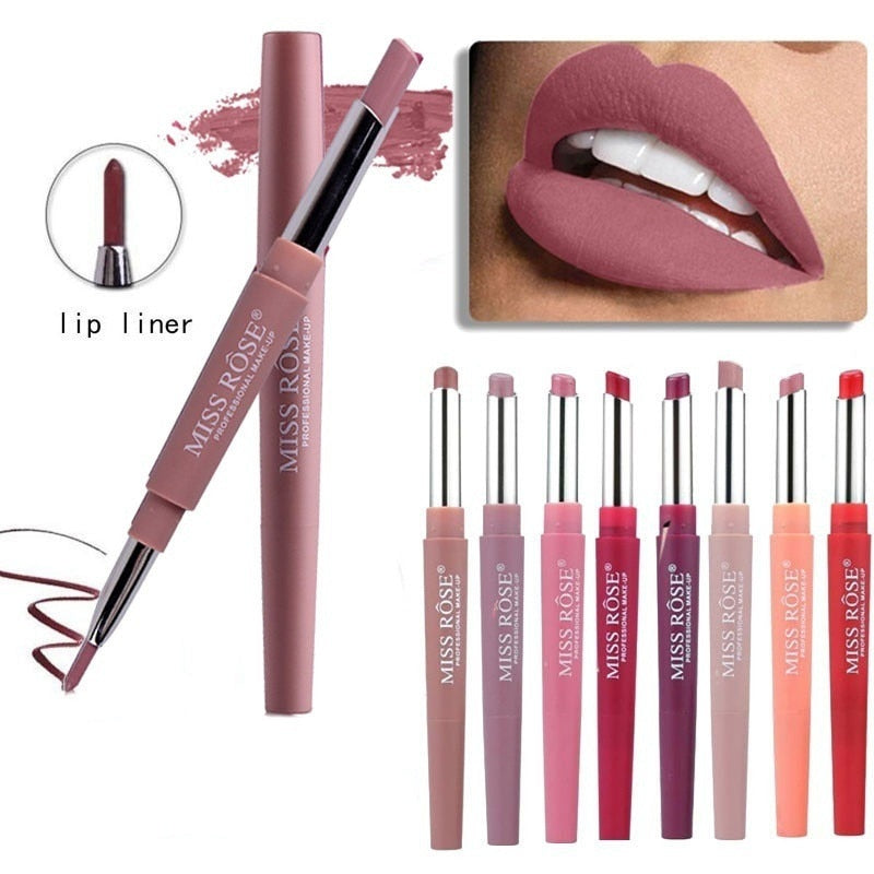20 Color Waterproof and Long-Lasting Double-ended Lipstick Lip Liner - 200001142 Find Epic Store