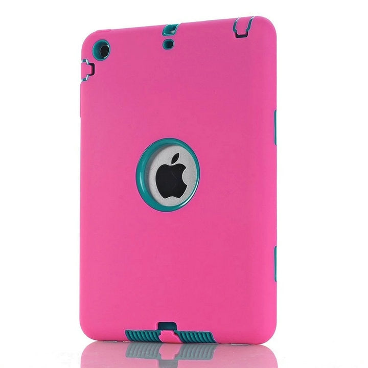 For iPad Mini 1/2/3 Retina Case 3 in1 Anti-slip Hybrid Protective Heavy Duty Rugged Shockproof Resistance Cover For iPad Mini - 200001091 Rose Blue / United States Find Epic Store