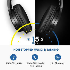 H7 Classic Wireless Headphones Bluetooth Headset with Microphone 15Hrs Playtime Wireless Headphones for iPhone XS/XR/Xiaomi - 63705 Find Epic Store