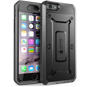 For iPhone 6 Plus Case UB Pro Full-Body Rugged Holster Clip Cover with Built-in Screen Protector For iPhone 6s Plus Case - 380230 PC + TPU / Black / United States Find Epic Store