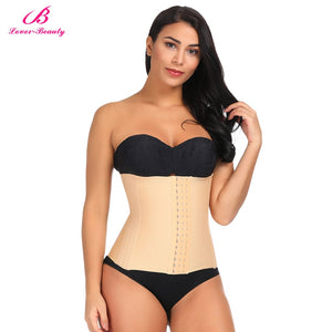 Women Waist Trainer 16 Steel Bone Waist Cincher Tummy Control Body Shaper Slimming Corset Weight Loss Shapewear - 31205 Skin / M / United States Find Epic Store