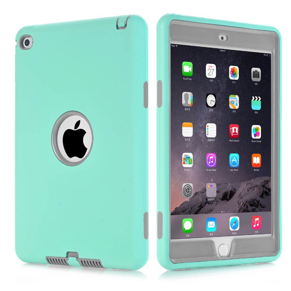 Case for iPad mini 4 A1538/A1550 7.9-inch Retina Cases Kids Safe Shockproof Heavy Duty Soft Silicone+Hard PC Full Protect Covers - 200001091 Find Epic Store
