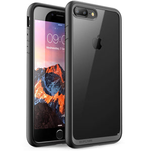 For iPhone 8 Plus Case UB Style Premium Hybrid Protective Bumper Clear Cover Case For iphone 8 Plus (2017 Release) - 380230 PC + TPU / Black / United States Find Epic Store
