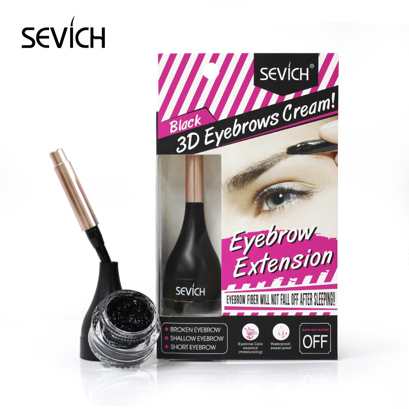 Sevich 3D Eyebrow Extensions Gel Fiber Building Eye Brow Hair Enhancer Brush Waterproof Instant Makeup Tool Brow Hair Fbers - 200001132 Find Epic Store