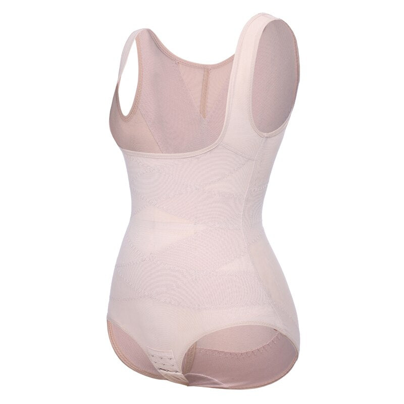 Women Body Shaper Waist Trainer Slimming Tummy Control Shapewear Breathable Shapers Modeling Belt Bodysuits Summer Corset - 31205 Beige / S / United States Find Epic Store