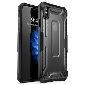 For iPhone Xs Max Case Cover 6.5 inch UB Series Premium Hybrid Protective Clear Case For iphone XS Max 2018 - 380230 PC + TPU / Black / United States Find Epic Store