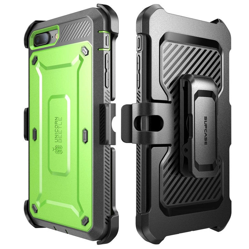 For iPhone 8 Plus Case UB Pro Series Full-Body Rugged Holster Protective Cover with Built-in Screen Protector - 380230 Find Epic Store