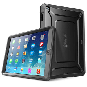 iPad Air Case - Full-body Rugged Dual-Layer Hybrid Protective Defense Case Cover with Built-in Screen Protector - 200001091 Black / United States Find Epic Store