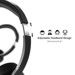 PA071 Wired Headsets Crystal Clear Sound With Mic& In-line Control Wired Headphone for Mac PC Computer Office Skype Calls - 63705 Find Epic Store