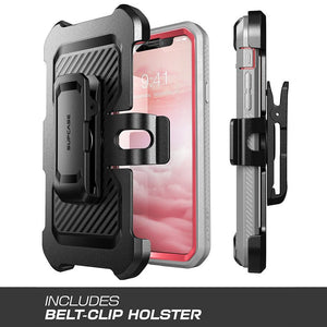 For iPhone XR Case 6.1 inch UB Pro Full-Body Rugged Holster Phone Case Cover with Built-in Screen Protector & Kickstand - 380230 Find Epic Store