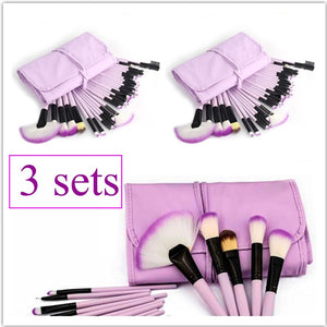 3 x 32pcs Makeup Brushes Sets Cosmetic Tool Powder Eyebrow Foundation Highlighter Brush Wholesale Dropshippin pincel maquiagem - 200001189 Find Epic Store