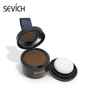 Sevich Makeup Hair Line Shadow Powder Eyebrow Powder Extract Easy to Wear Make Up neat symmetry hairline with Mirror Puff Fibers - 200001174 United States / brown Find Epic Store