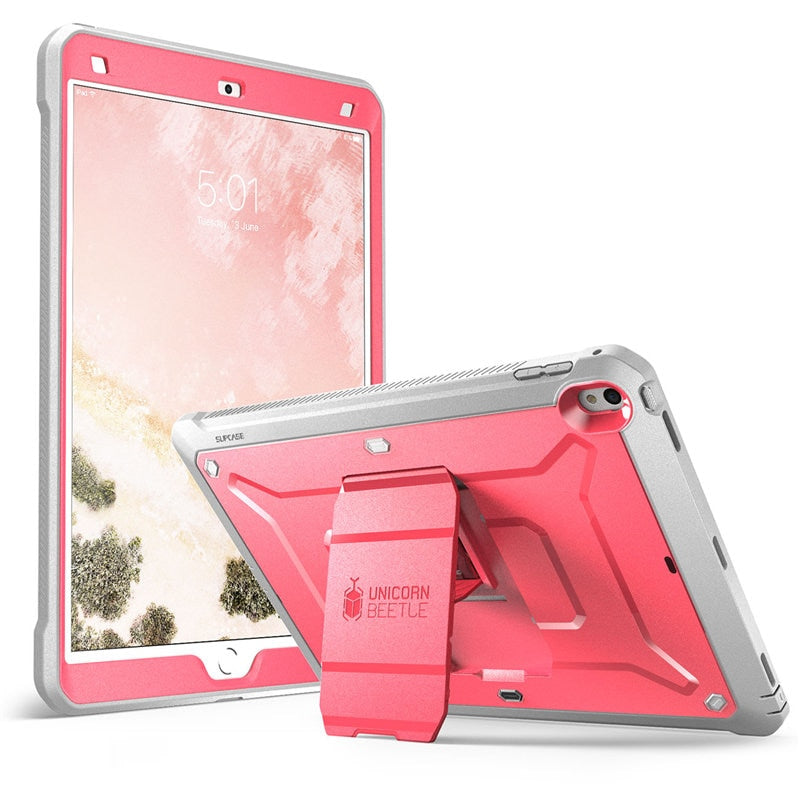 iPad Air 3 10.5, iPad Pro 10.5 Case 2017 Heavy Duty Full-body Rugged Case with Built-in Screen Protector - 200001091 Pink / United States Find Epic Store
