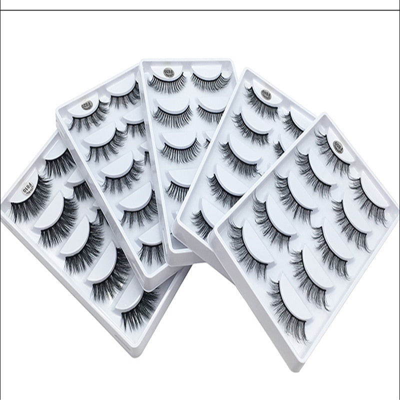 5 Pairs of 3D Mink False Eyelashes - 200001197 Find Epic Store