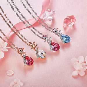 Rose Flower Pendant Necklace - 200000162 Find Epic Store