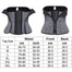 Abdominal Belt 9 Steel Boned High Compression Zipper Neoprene Waist Trainer Cincher Corset Body Fajas Sweat Wrap Slimming Belt - 31205 Find Epic Store