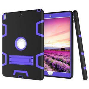 For iPad Pro 10.5" Case A1701/A1709,High Impact Resistant Hybrid 3 Layers Cover Heavy Duty Defender 360 Full Body Protect Cases - 200001091 Black Purple / United States Find Epic Store